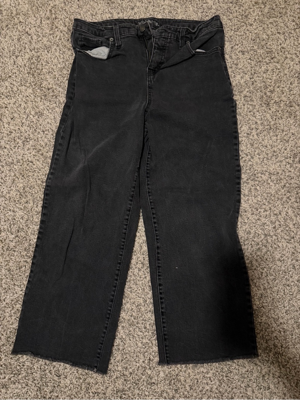 wild fable Black Wide-Leg High-Rise Jeans